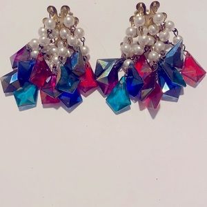 Vintage clip on earrings
